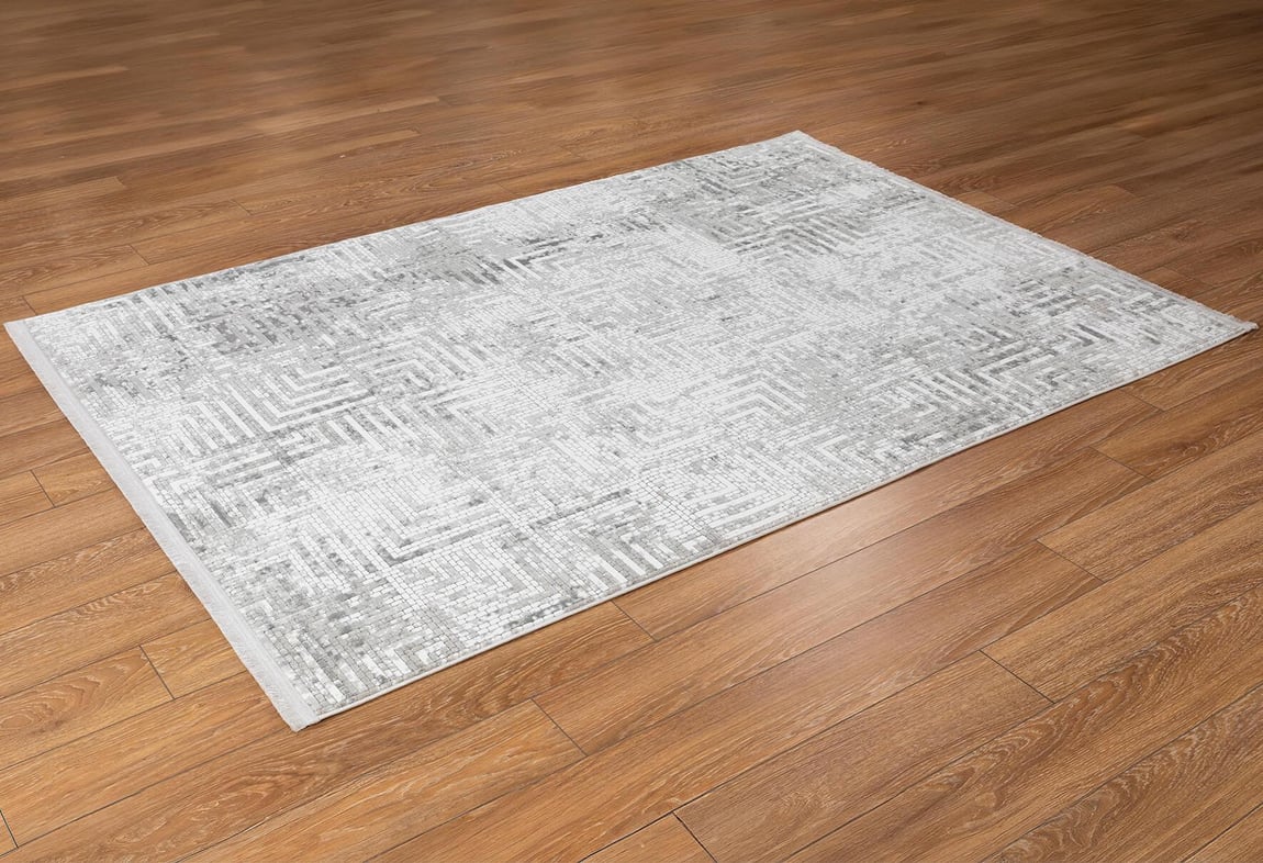 Butik Krem/Gri Halı 80x150 (BT337)