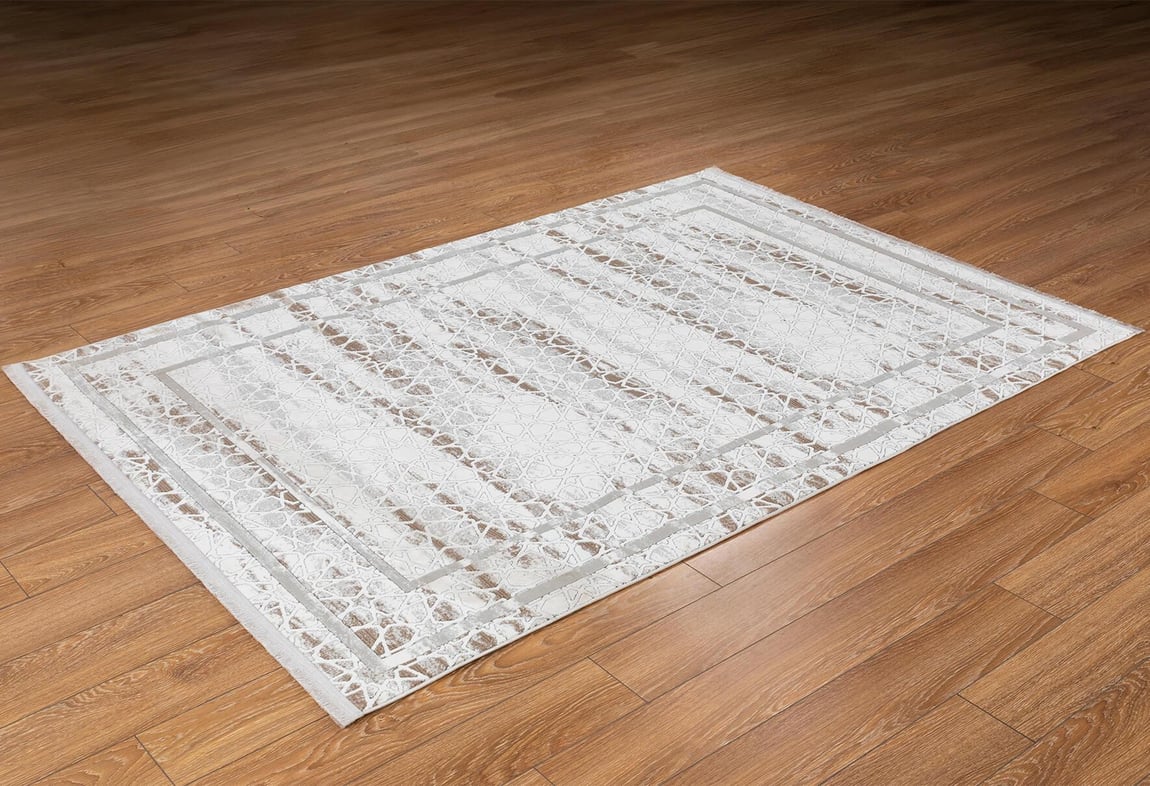 Butik Krem/Kahve Halı 80x150 (BT308)