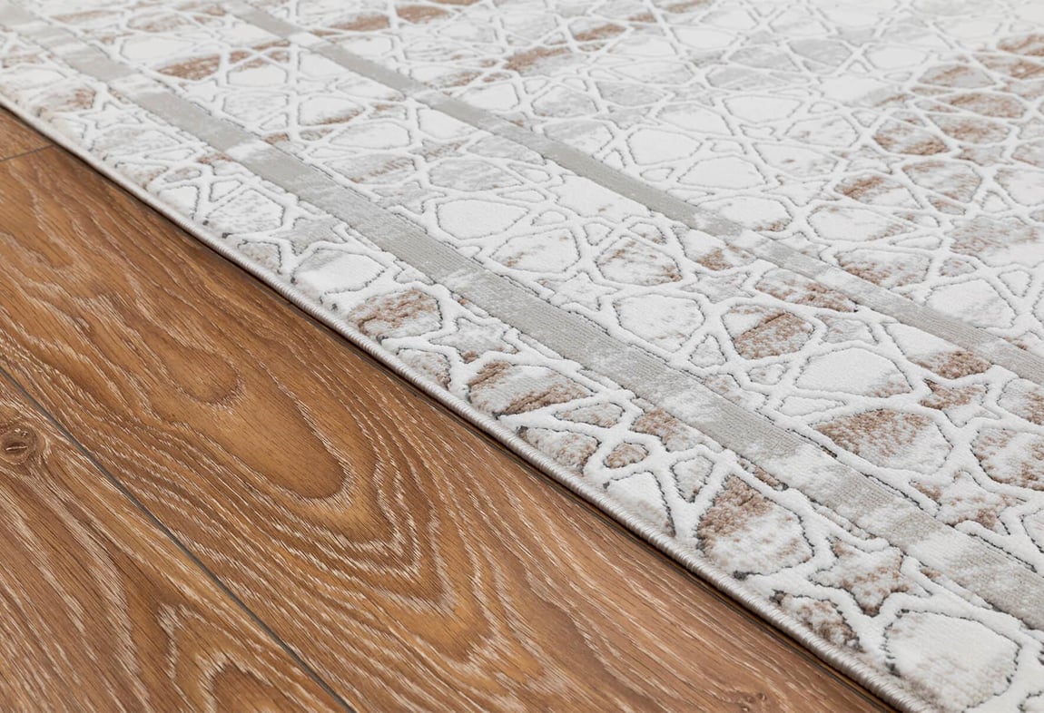 Butik Krem/Kahve Halı 80x150 (BT308)