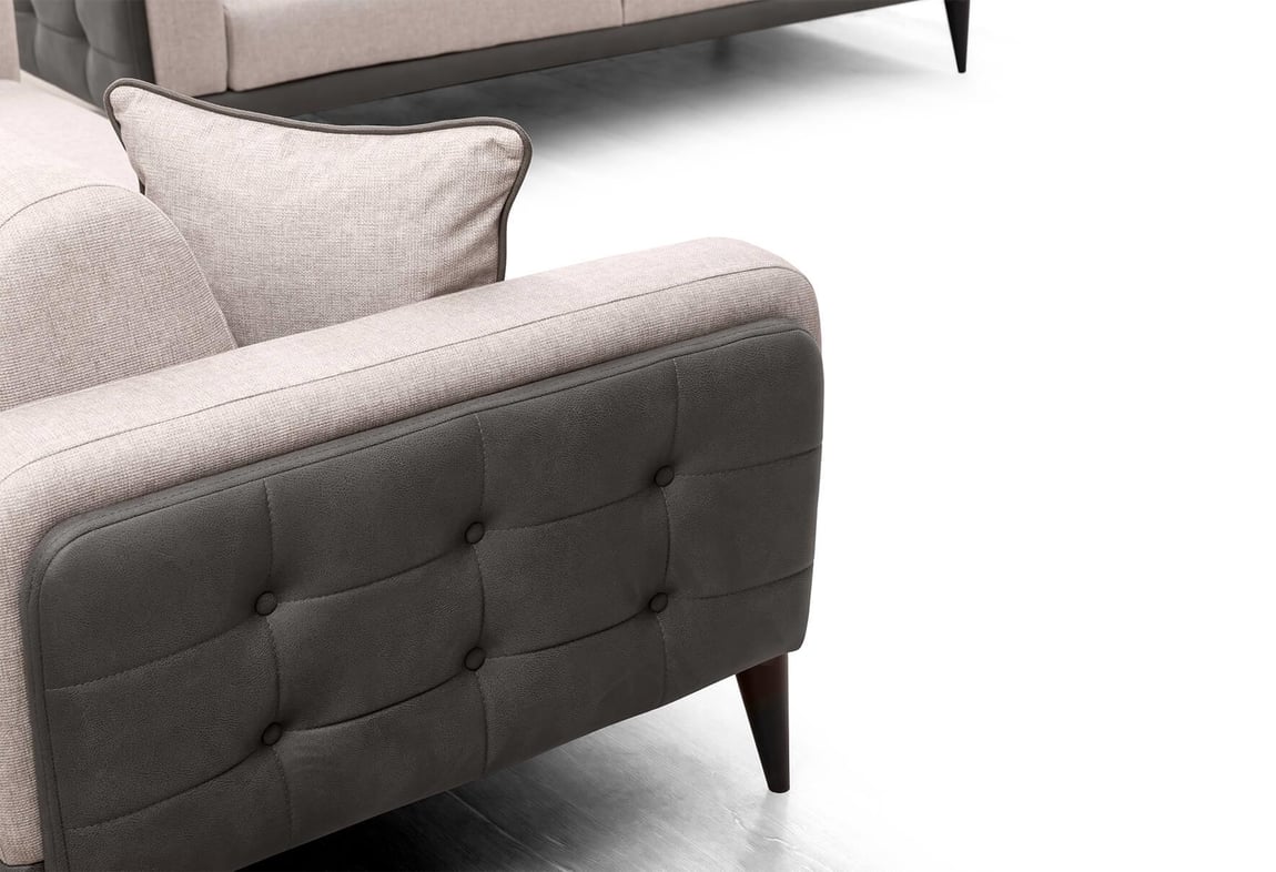 Dilan Üçlü Koltuk (Cappucino)