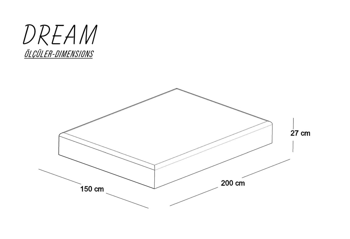 Dream Yatak 150x200