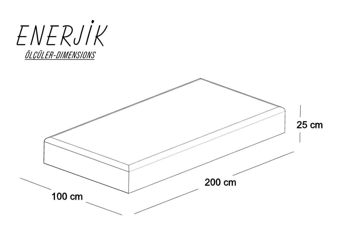 Enerjik 100X200 Yatak