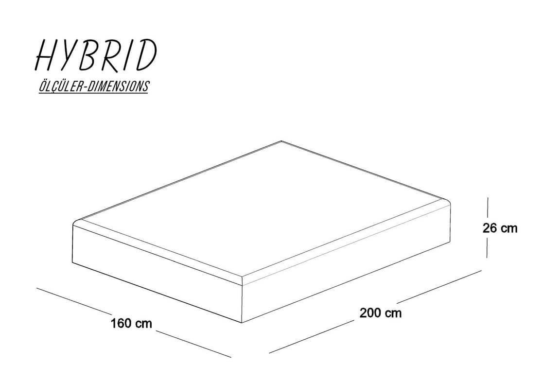 Hybrıd 160X200 Yatak