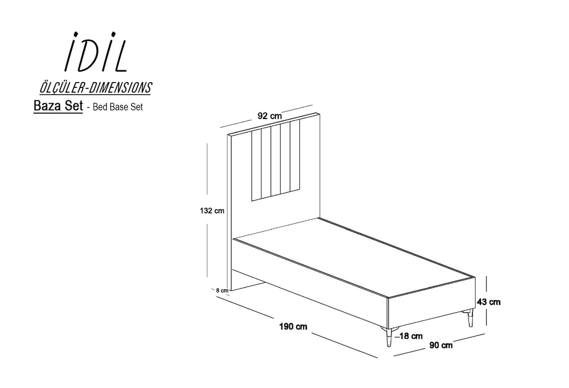 İdil Yatak Seti 90x190