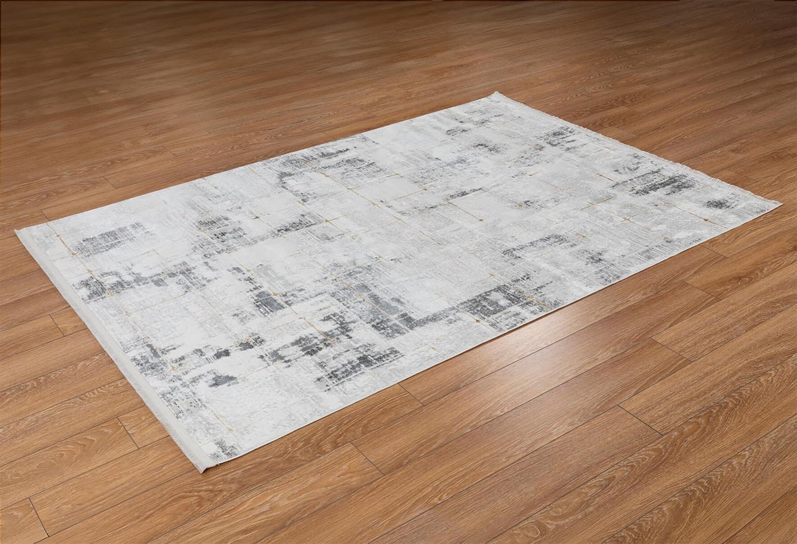 Kadife Gri Halı 100x200 (KF413A)