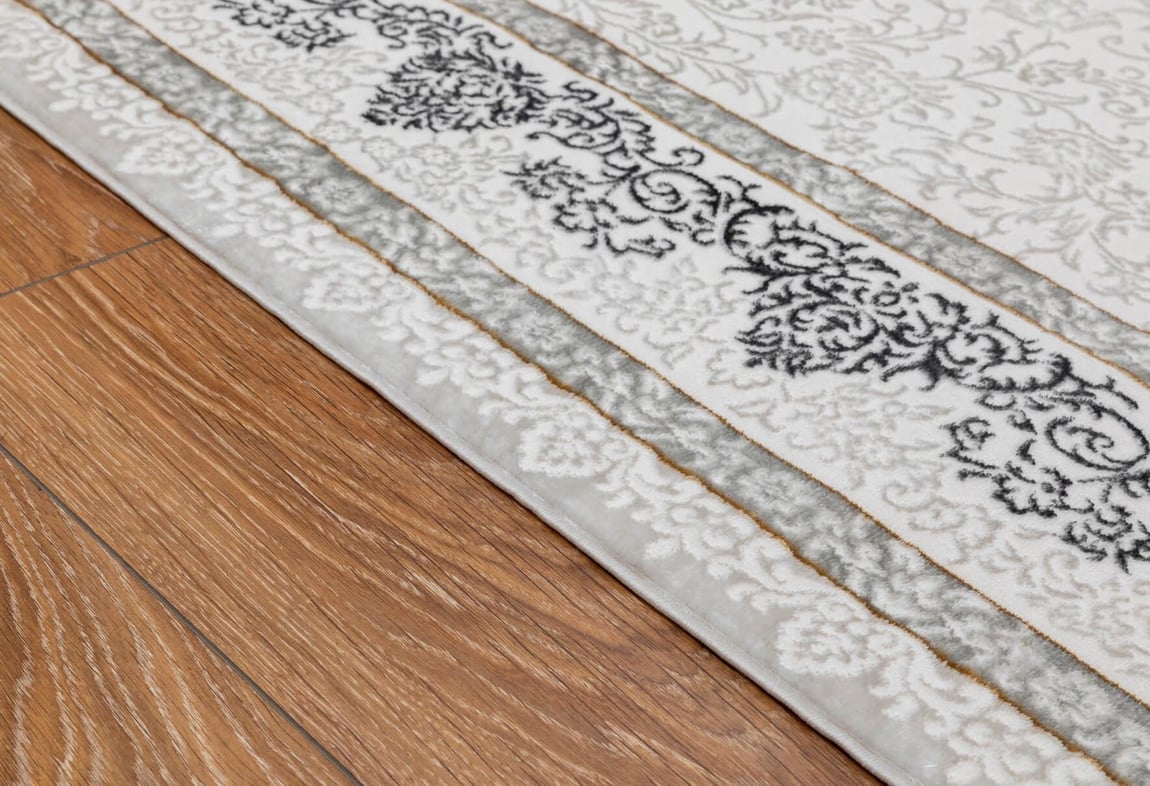 Kadife Gri Halı 100X200 (KF512)