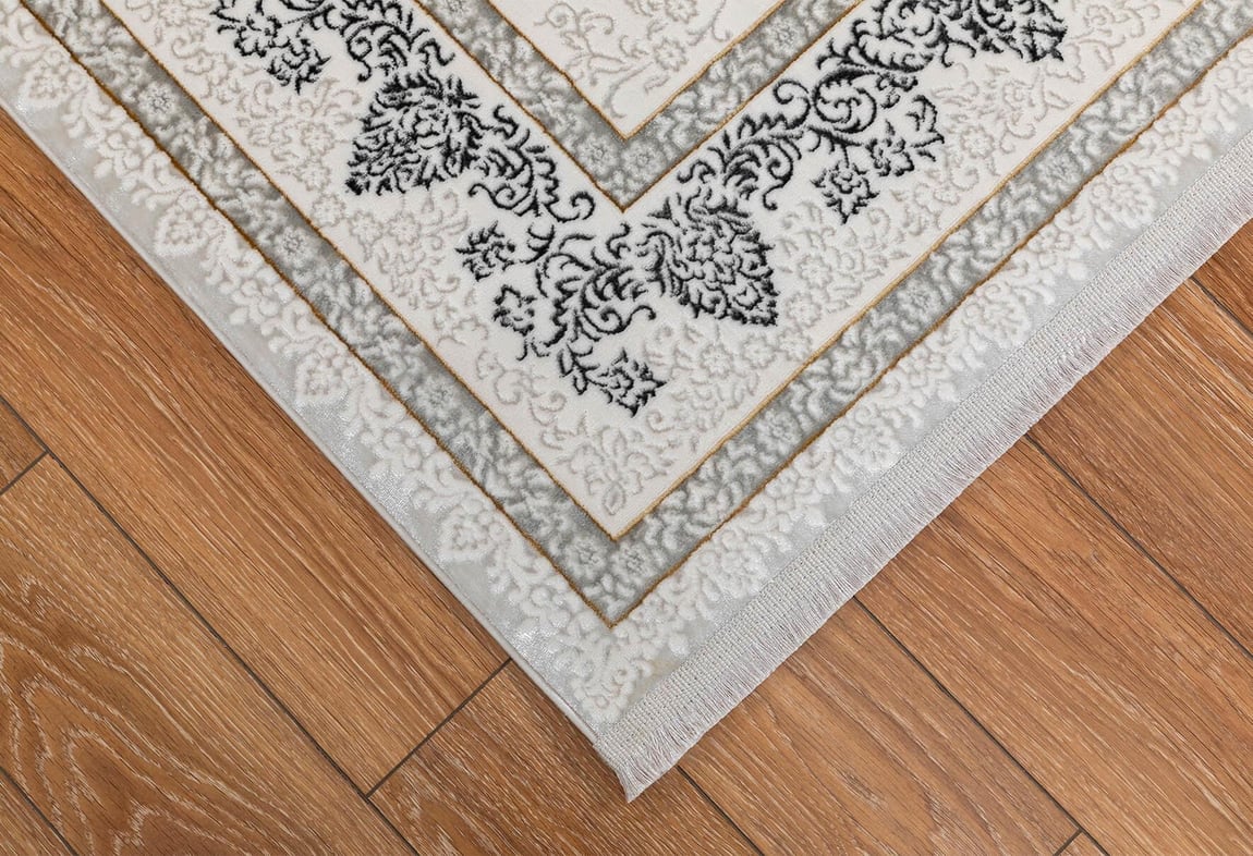 Kadife Gri Halı 100X200 (KF512)