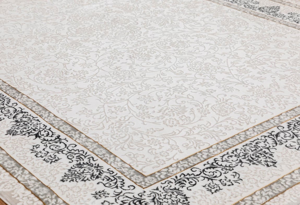 Kadife Gri Halı 100X200 (KF512)