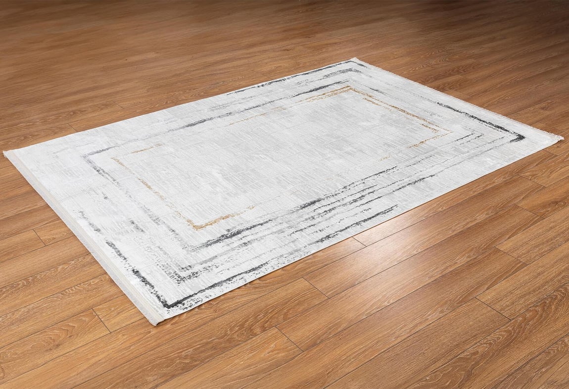 Kadife Gri Halı 100X300 (KF423A)