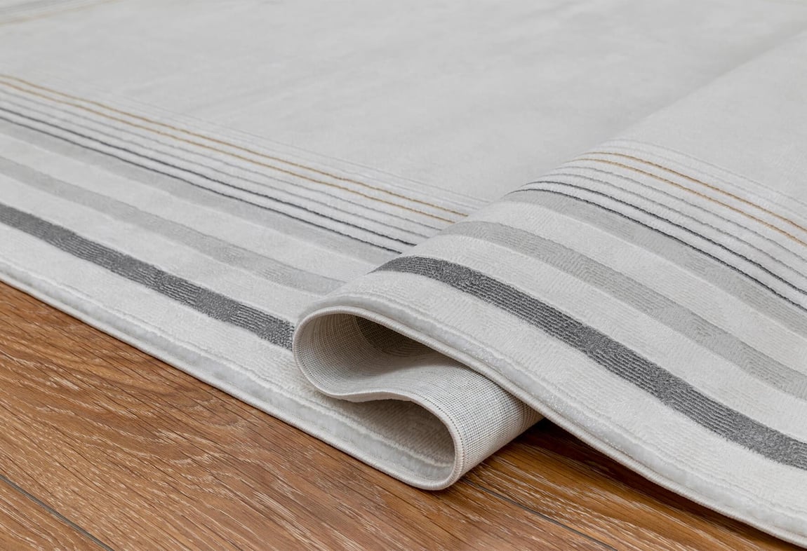 Kadife Gri Halı 120X180 (KF401)