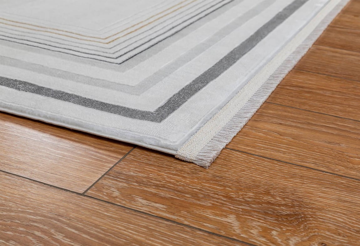 Kadife Gri Halı 120X180 (KF401)