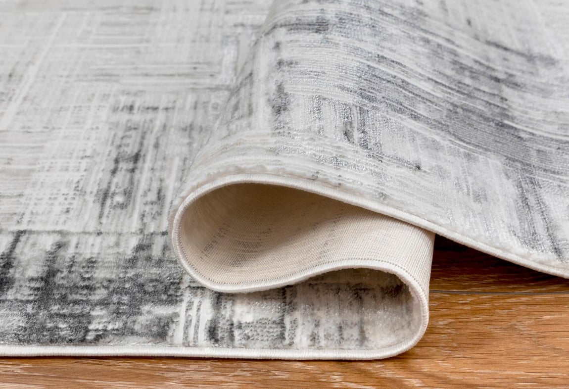 Kadife Gri Halı 120x180 (KF411A)