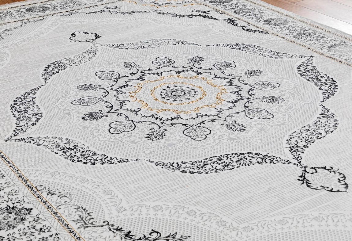 Kadife Gri Halı 120X180 (KF501)