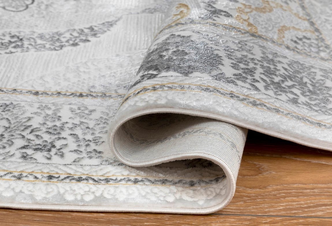 Kadife Gri Halı 160X230 (KF501)