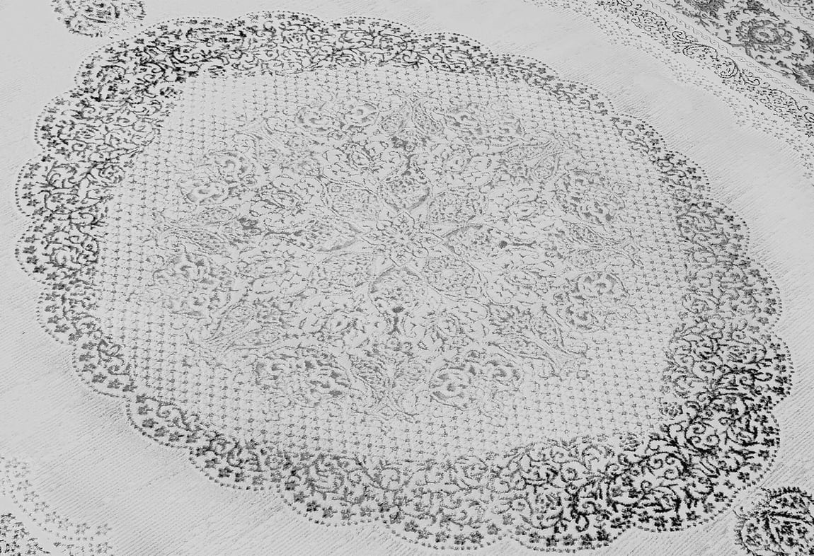 Kadife Gri Halı 200X290 (KF504)