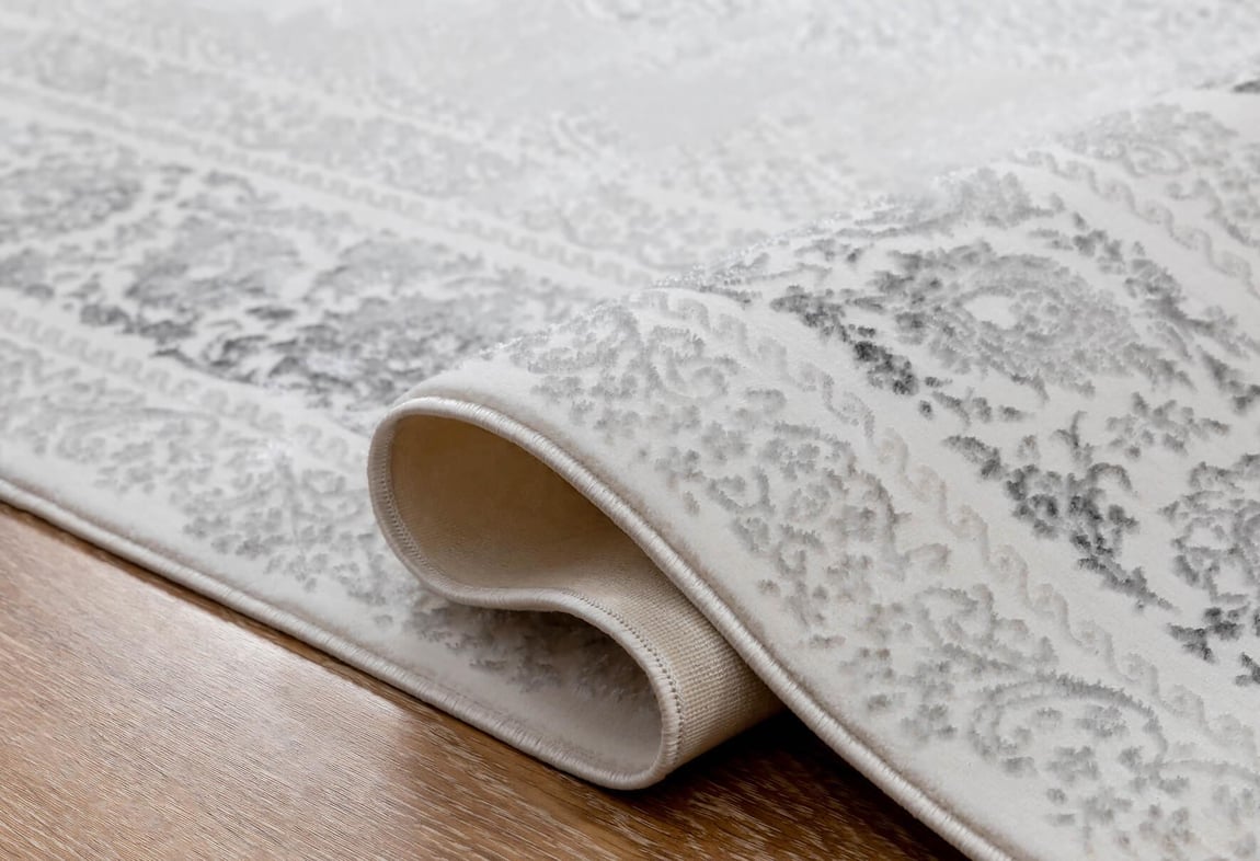 Kadife Gri Halı 80x150 (KF504)