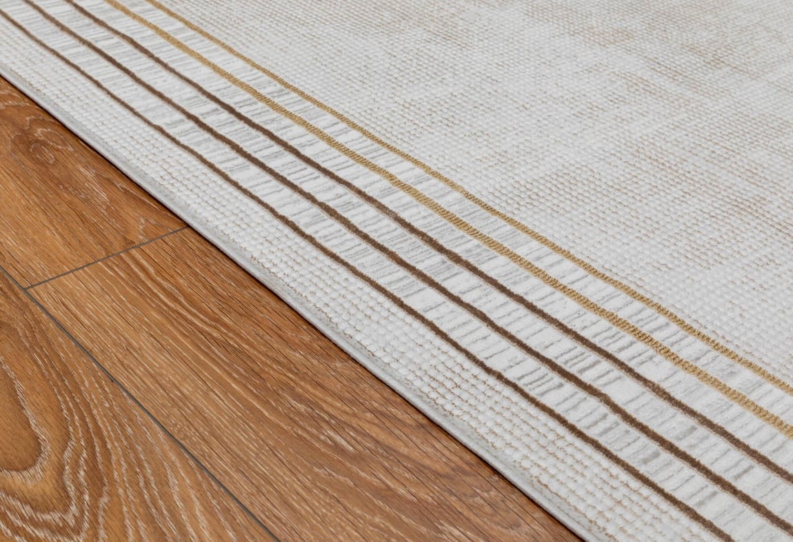 Kadife Krem/Vizon Halı 120X180 (KF433A)