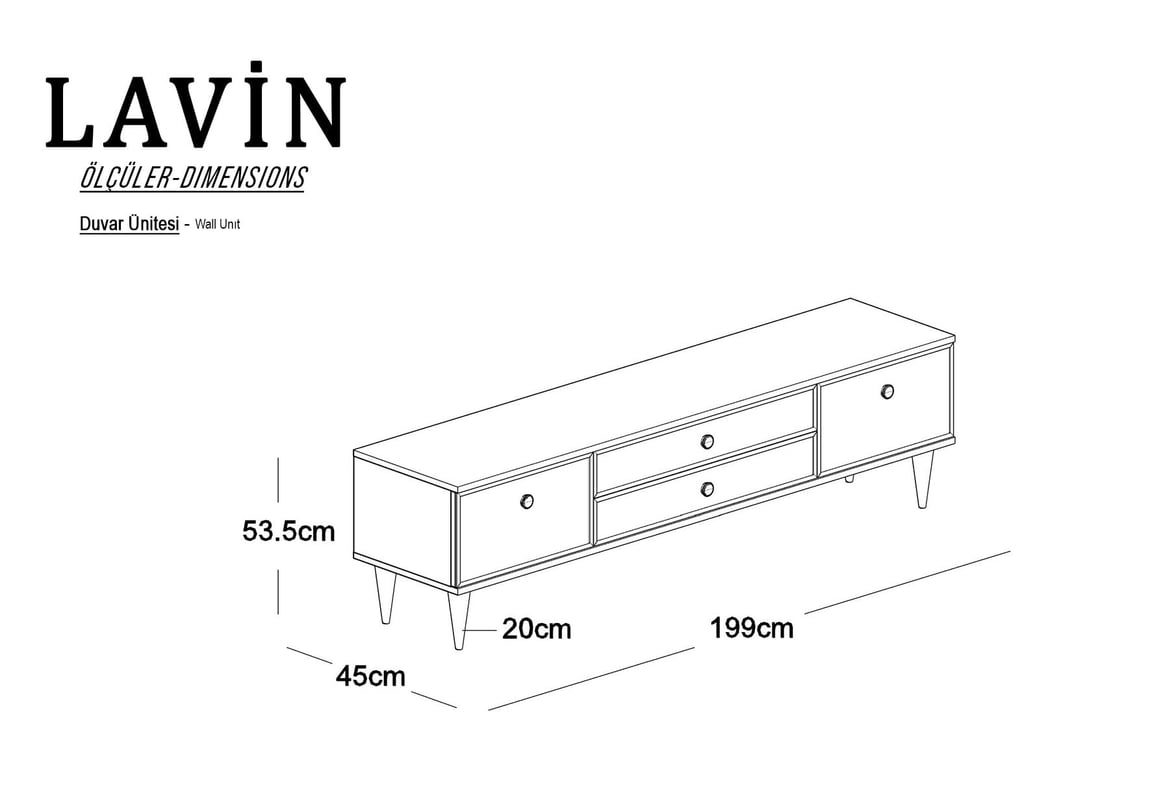 Lavin TV Sehpası