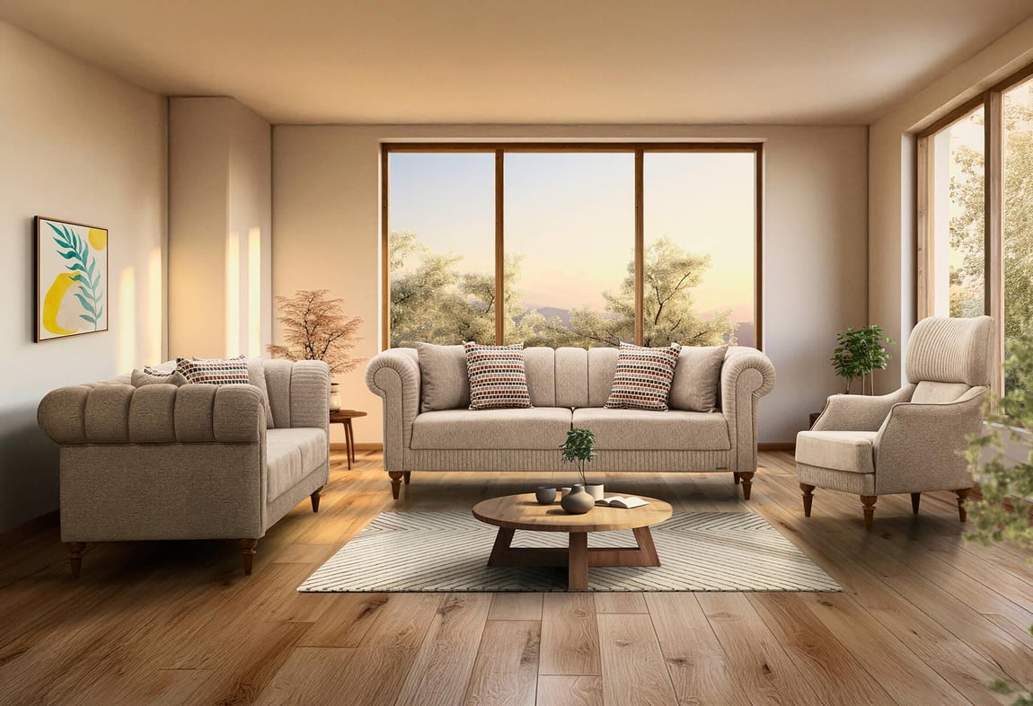 Meriç Koltuk Takımı (Vizon)