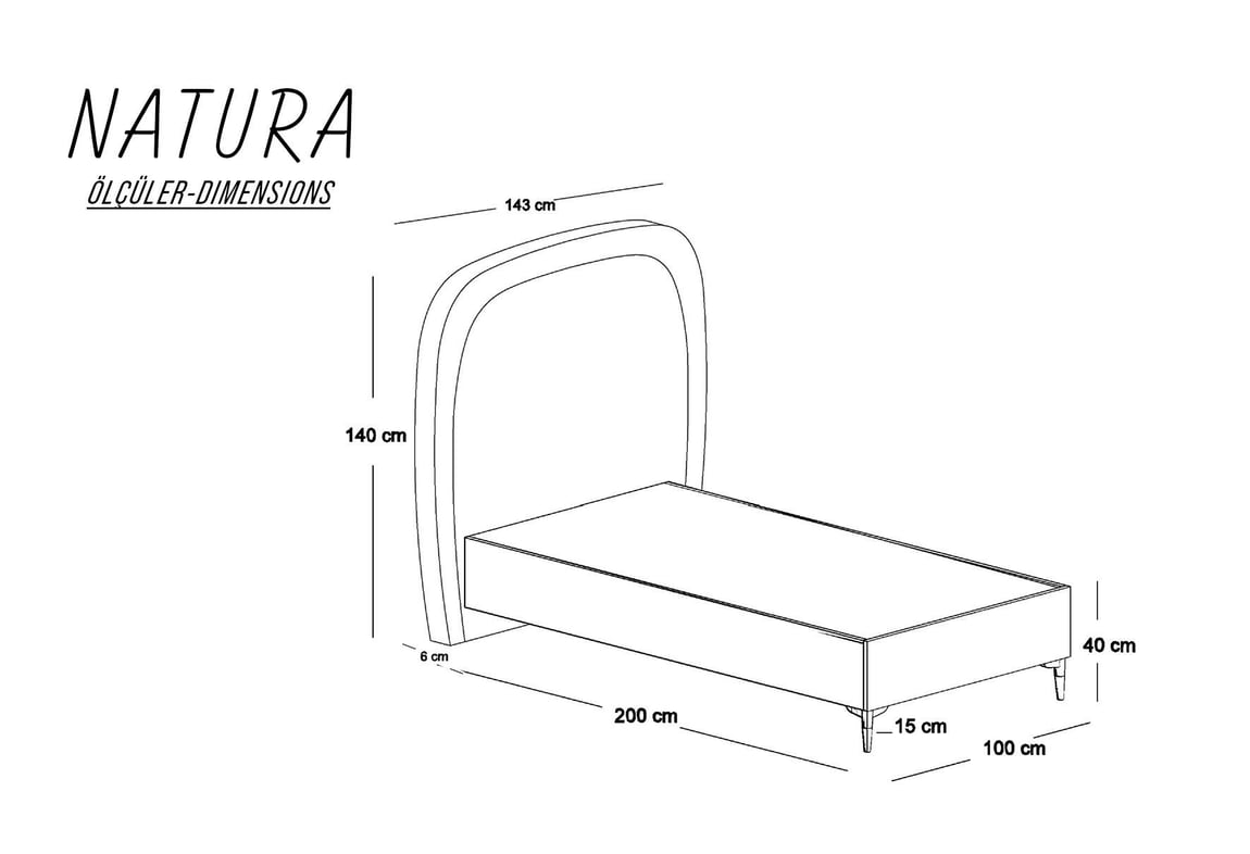 Natura Açılır Baza 100x200