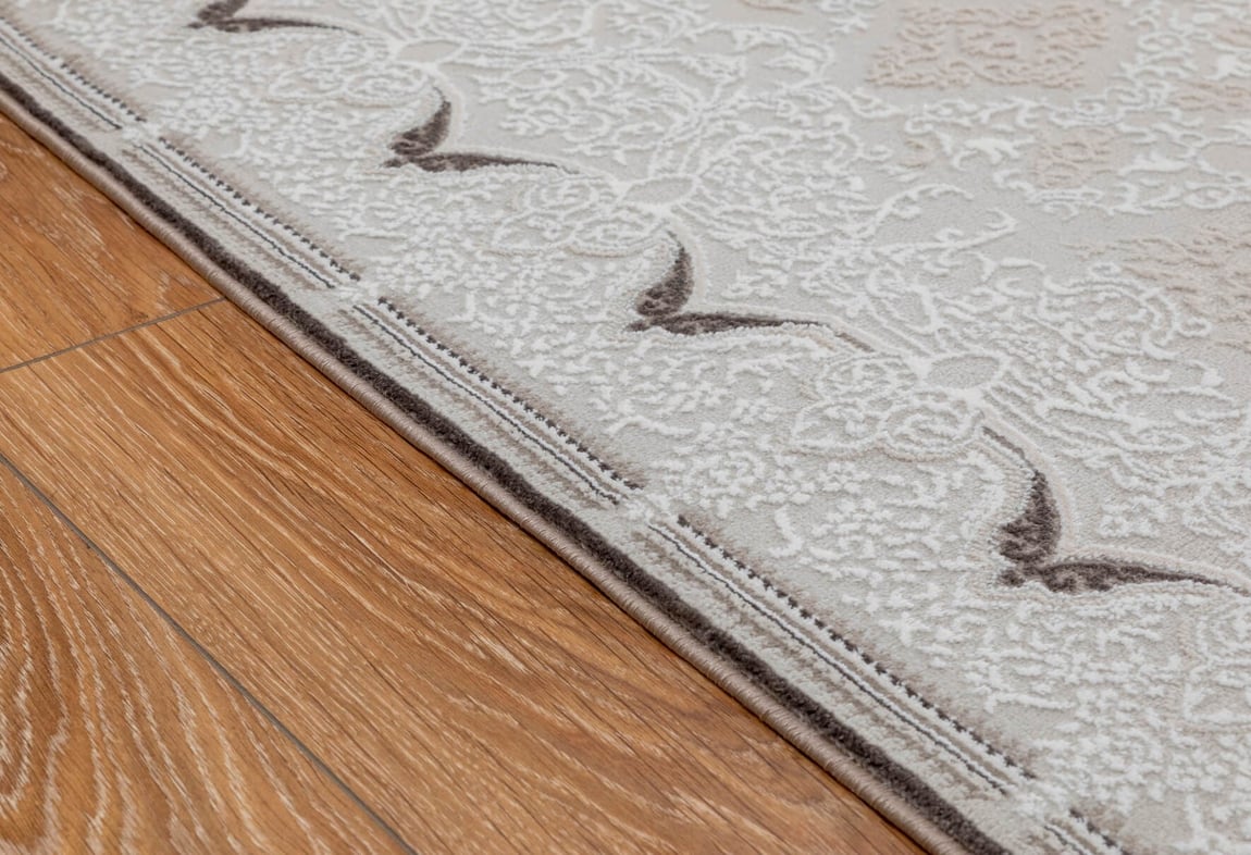 Ritim Krem/Vizon Halı 100X200 (RT701) | Gündoğdu