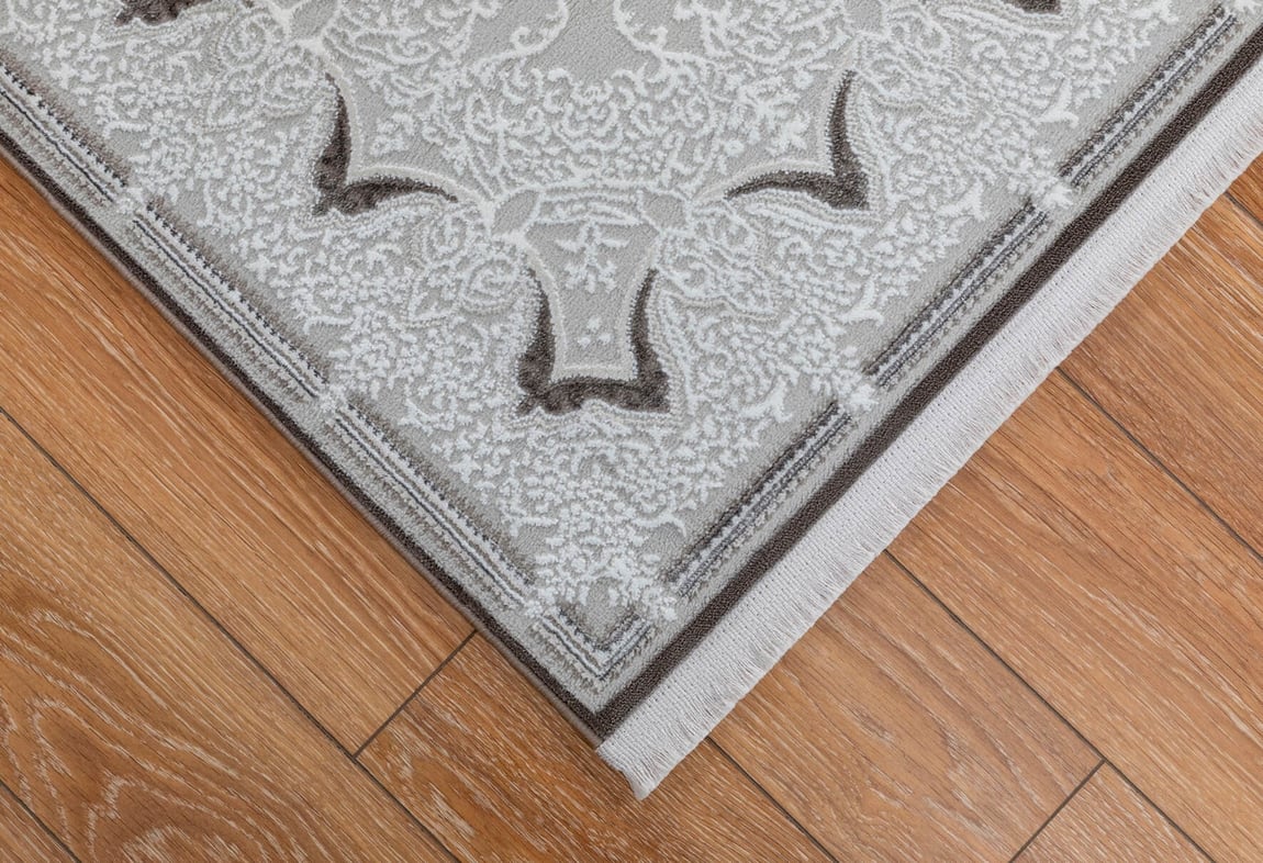 Ritim Krem/Vizon Halı 100X200 (RT701) | Gündoğdu