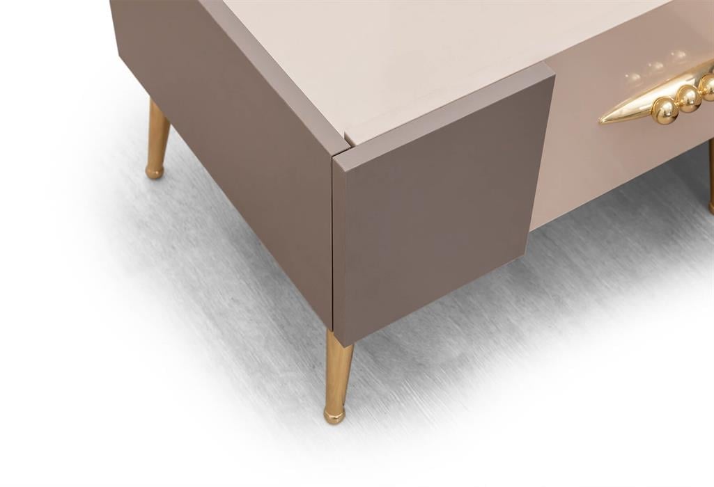 SAHİL KOMODİN (SOL) - (M05 / N12 - VİZON HGS / GRANİT) - Gündoğdu Mobilya