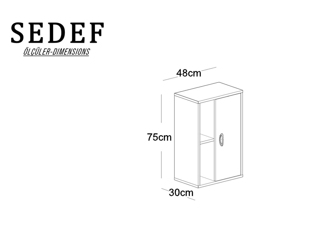 Sedef Kapaklı TV Dolabı