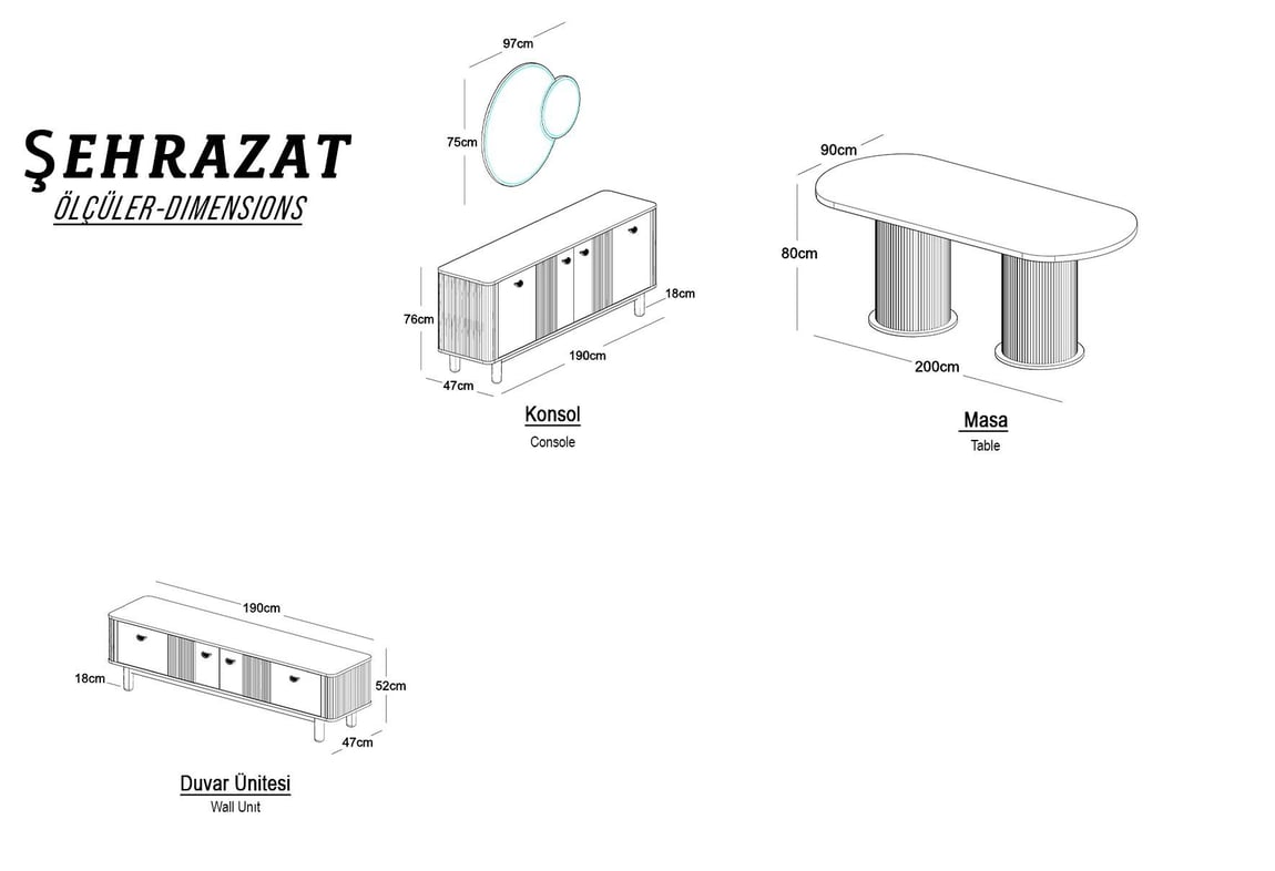 Şehrazat Yemek Odası, Modern Yemek Odası