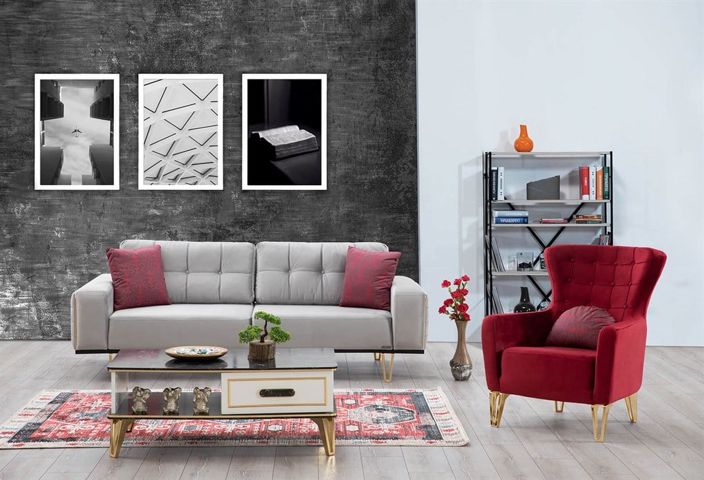 Sementa Koltuk Takımı (Bordo)