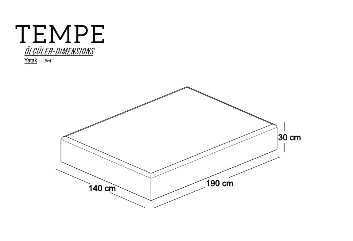 Tempe Yatak Seti 140x190