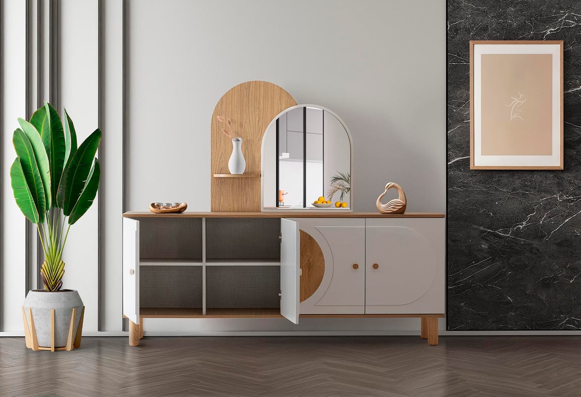 Trend Bohem Aynalı Konsol