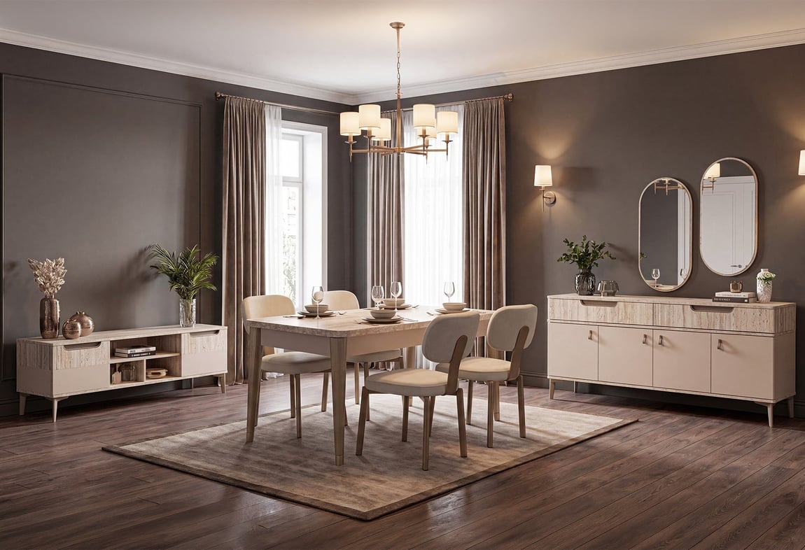 Trevi Yemek Odası Takımı