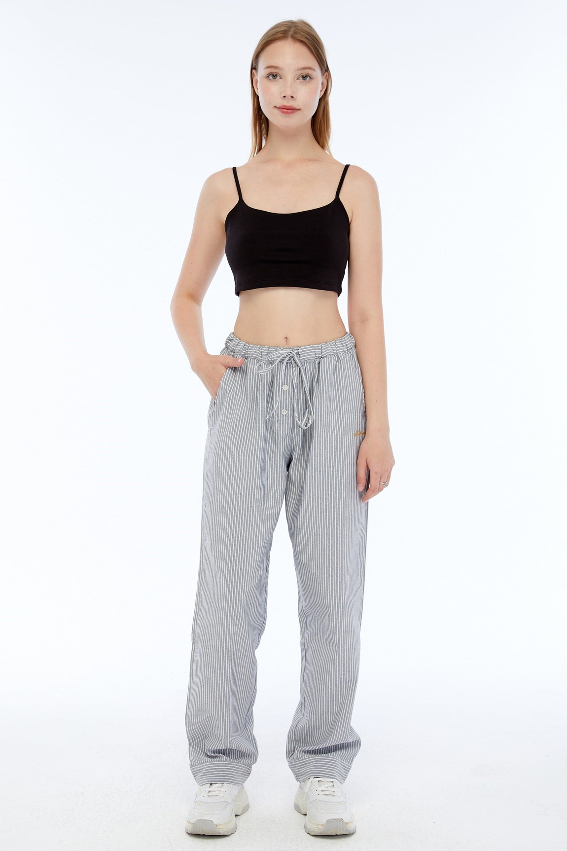 Riflebird Kadın Pijama Takımı Gri