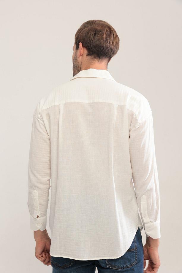 Erkek Oversize Basic Gömlek (HEDİYE KUTULU)