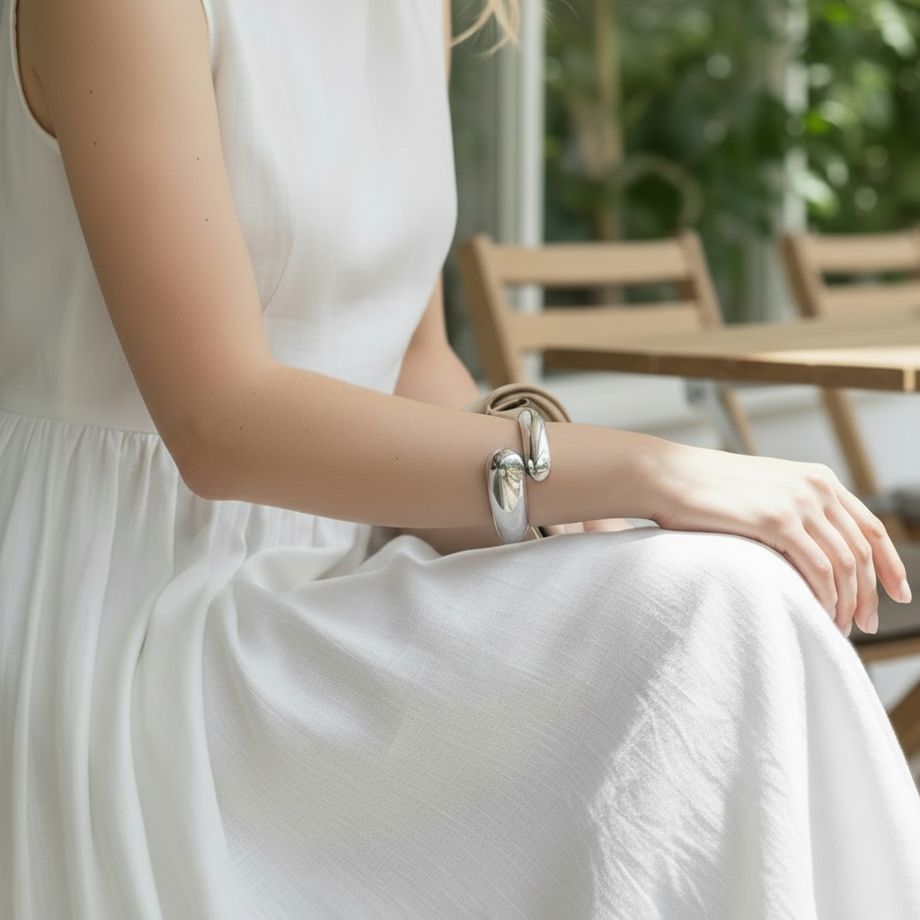 Marvelle Luxury Kelepçe - Silver