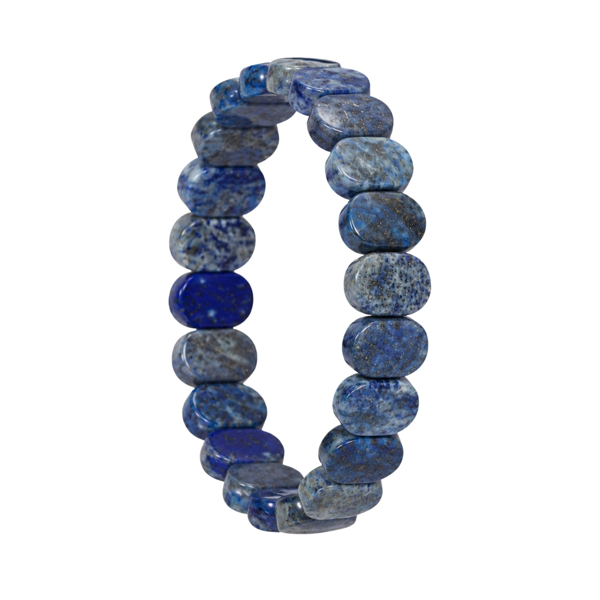 Lapis Lazuli Doğal Taş Bileklik (Dikdörtgen Kesim)