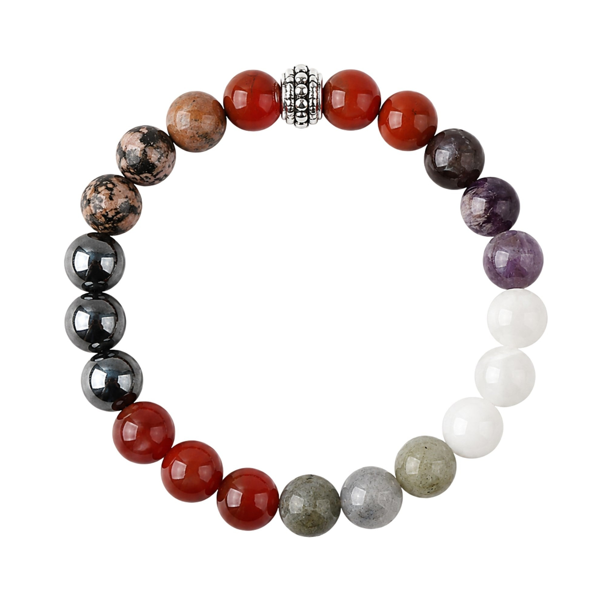 Balgami Mizaç Doğal Taş Bileklik (8mm Küre Kesim)