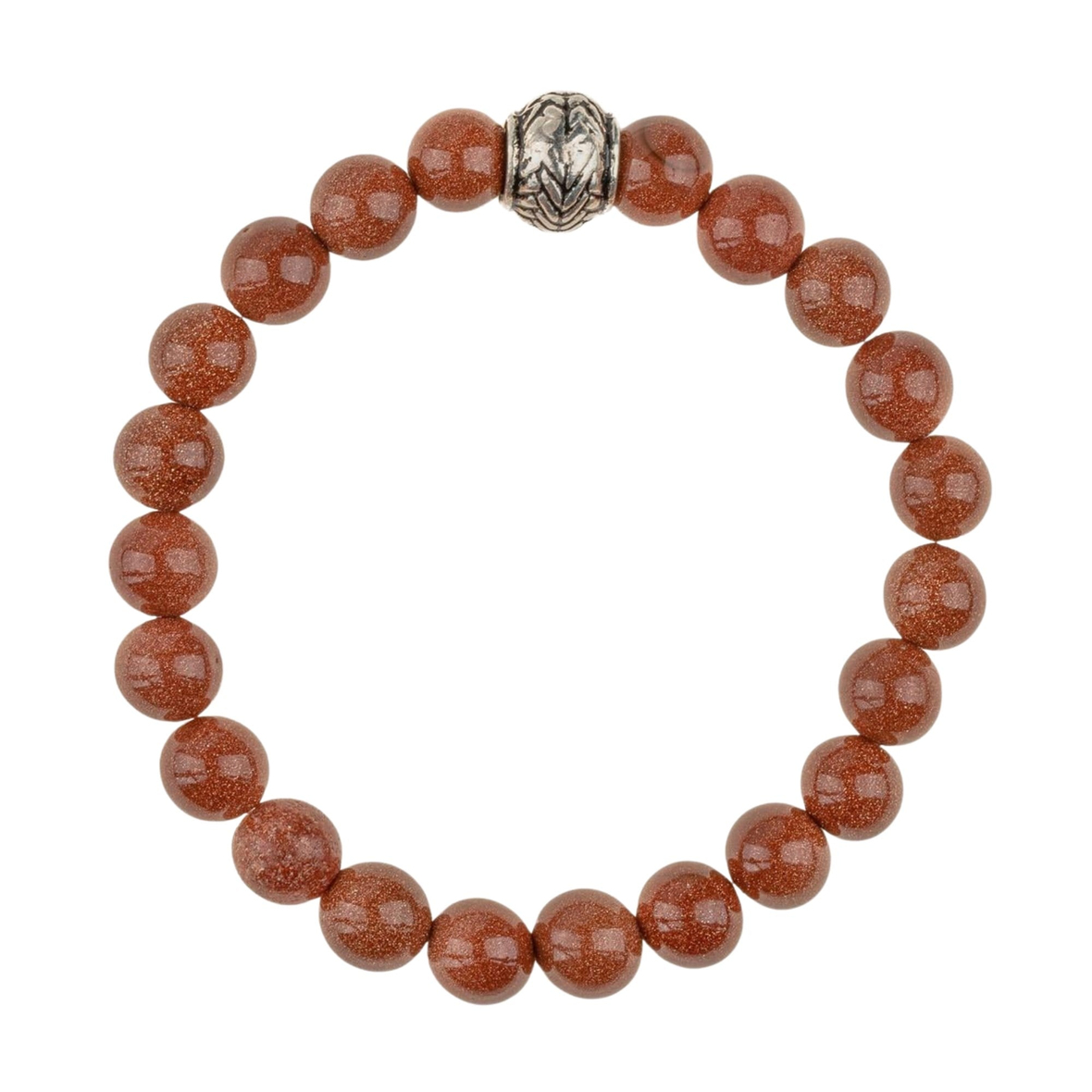 Yıldız Doğal Taş Bileklik (8mm Küre Kesim)