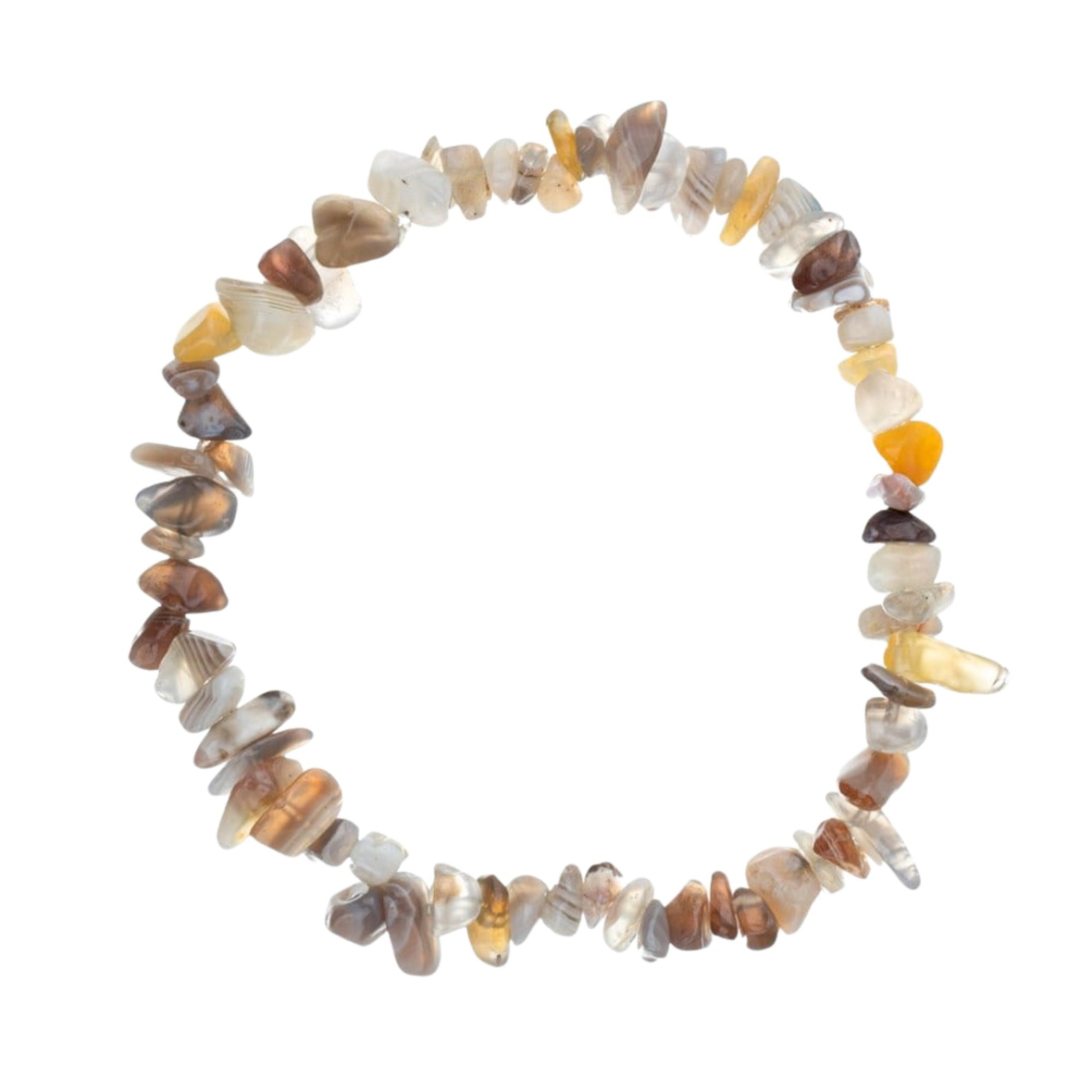 Kırık Boswana Agate Bileklik