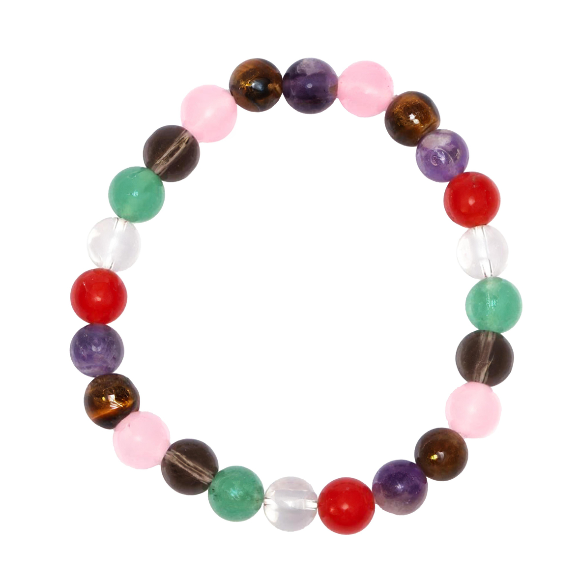 Çakra Doğal Taş Bileklik (8mm Küre Kesim)