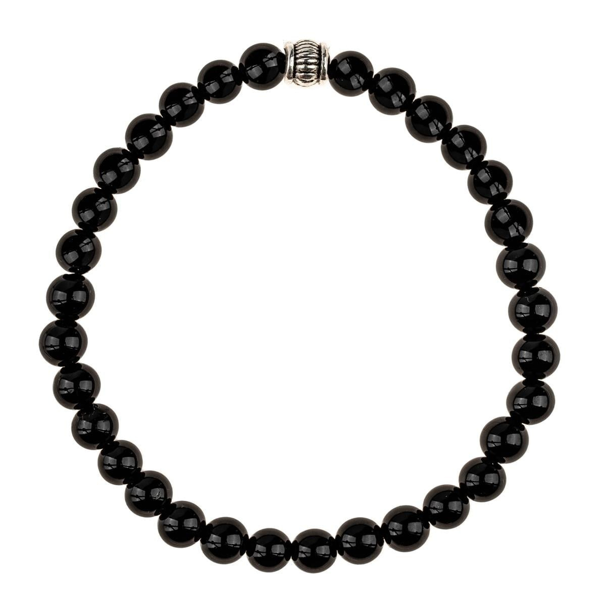 Oniks Doğal Taş Bileklik (6mm Küre Kesim)