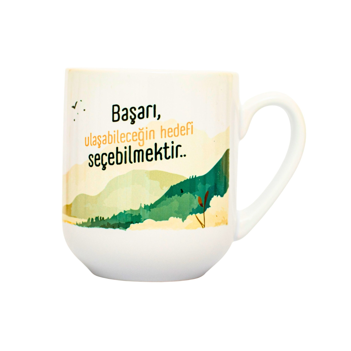 Başarı Ulaşabileceğin Hedefi Seçebilmektedir Yazılı Kupa Bardak