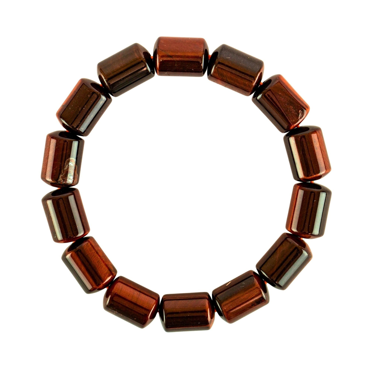Kızıl Kaplangözü Doğal Taş Bileklik (10mm Boru Kesim)