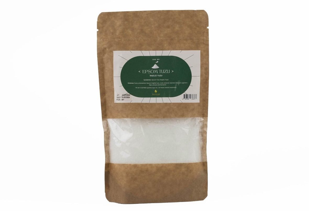 Epsom Tuzu ( İngiliz Tuzu ) 200 Gr.
