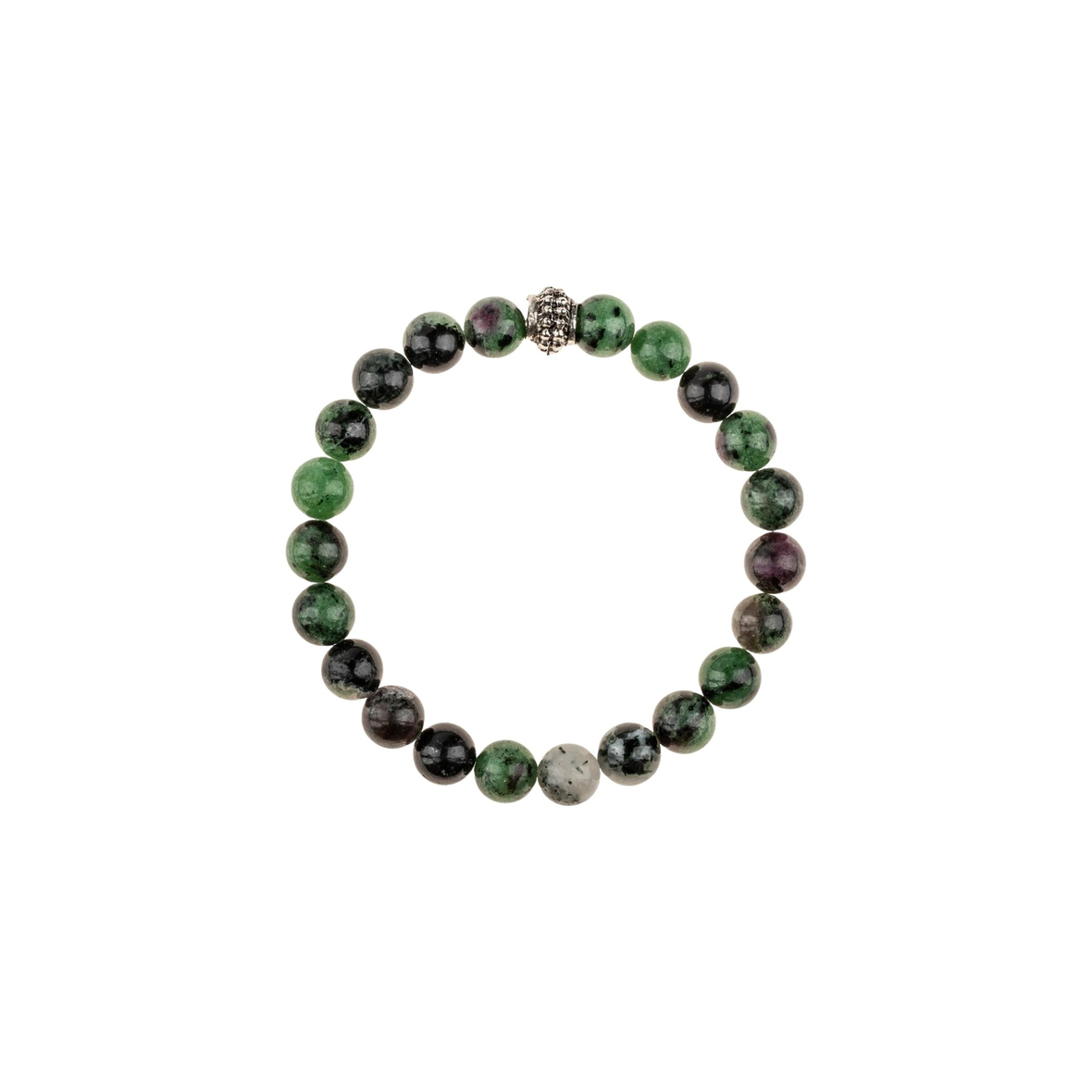 Anyolit Doğaltaş Bileklik (8mm Küre Kesim)