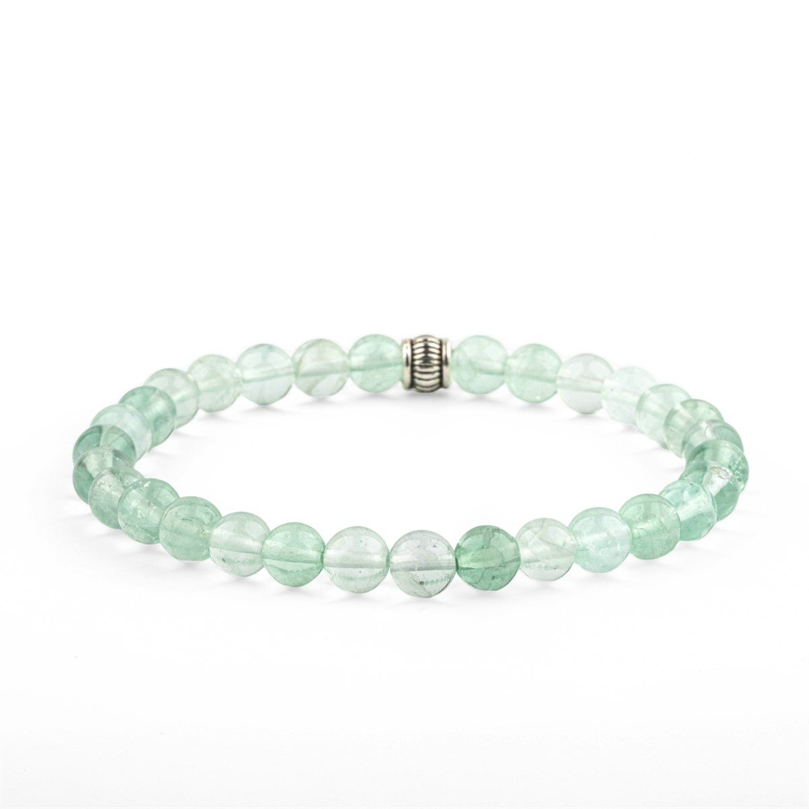 Florit Doğal Taş Bileklik (6mm Küre Kesim)