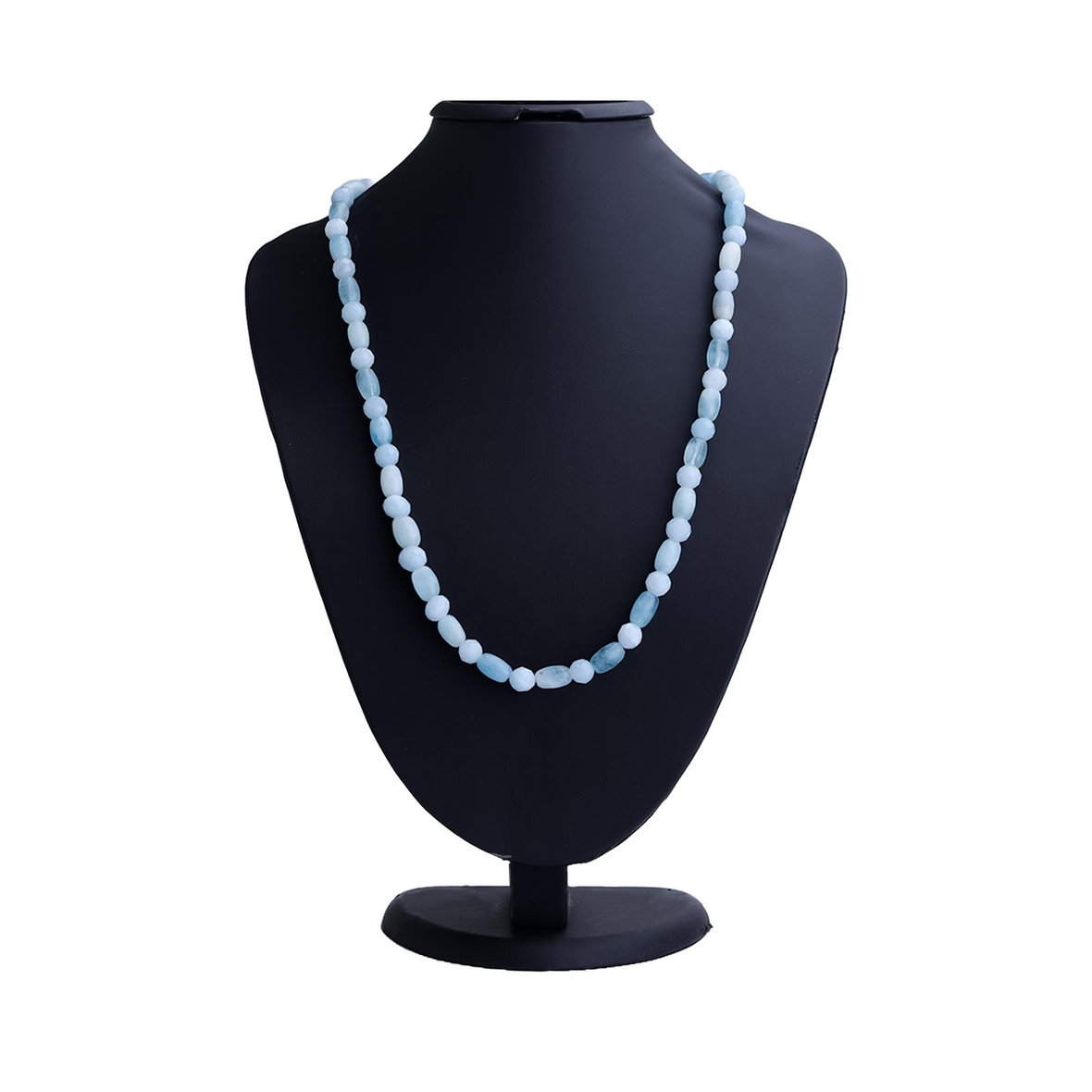 Gümüş Ara Taşlı Aquamarin Kolye