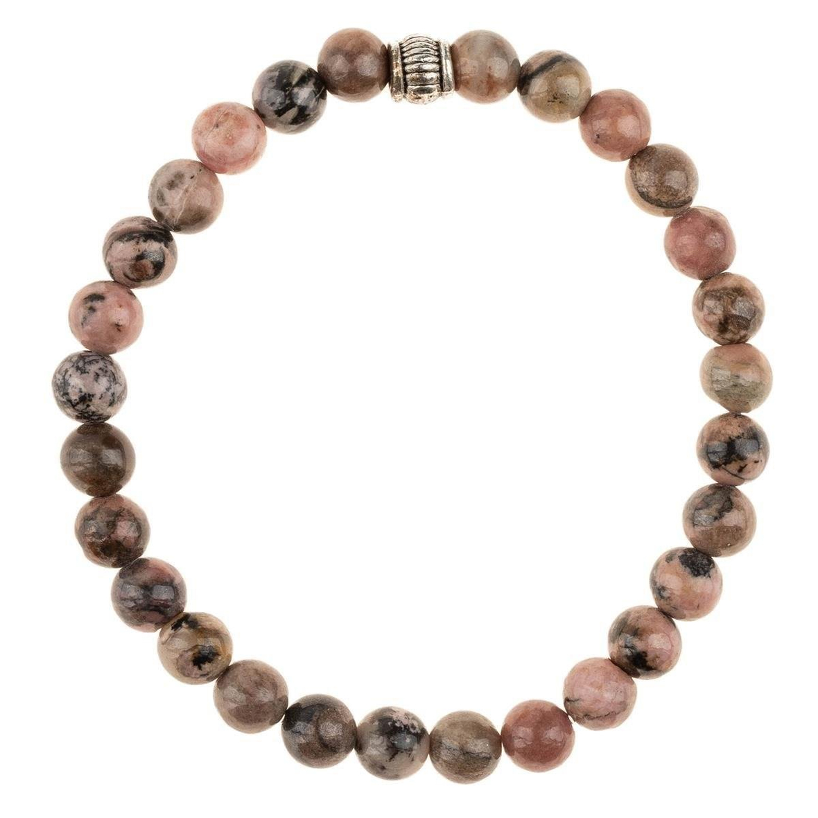 Rodanit Doğal Taş Bileklik (6mm Küre Kesim)