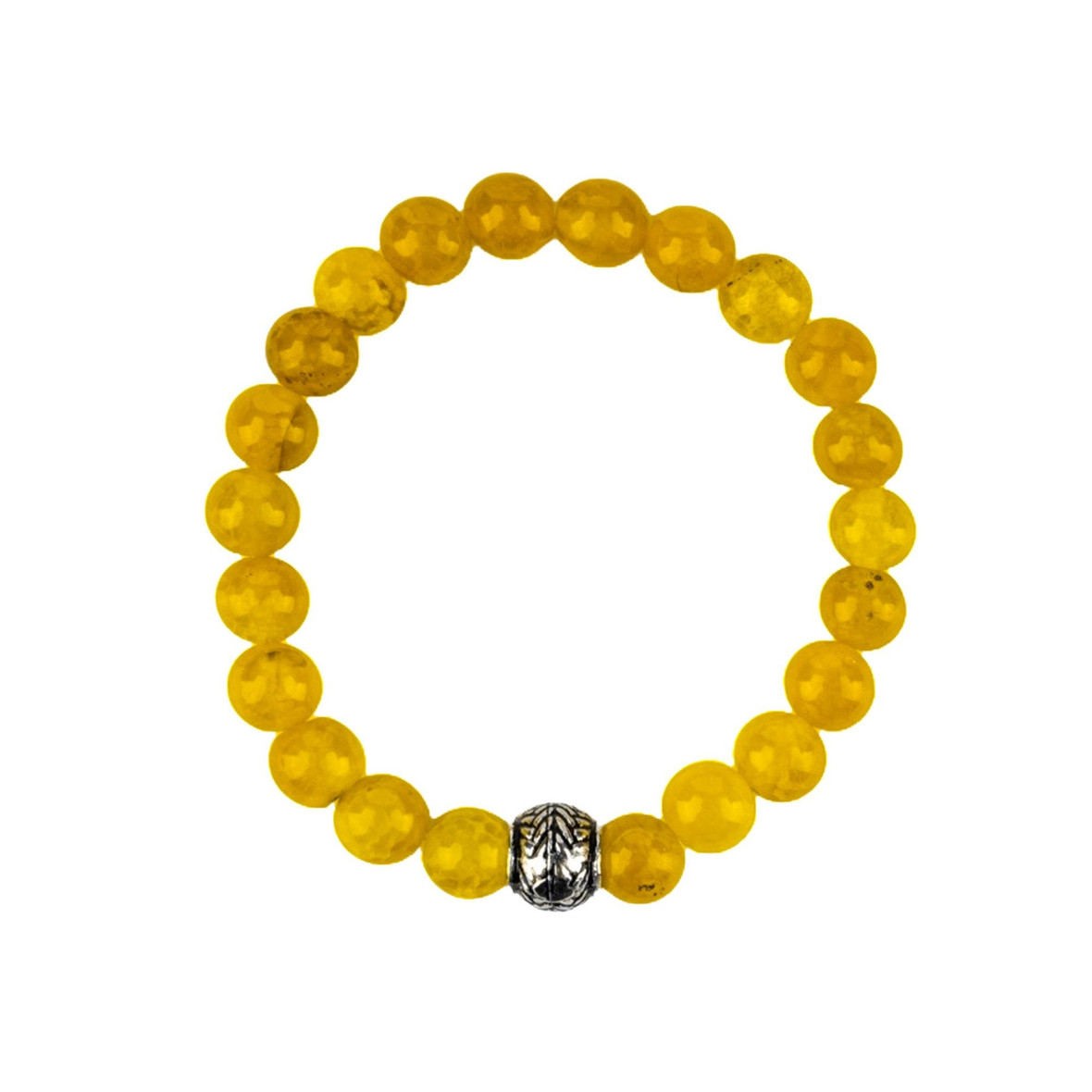 Saf Akik Doğal Taş Bileklik (8mm Küre Kesim)